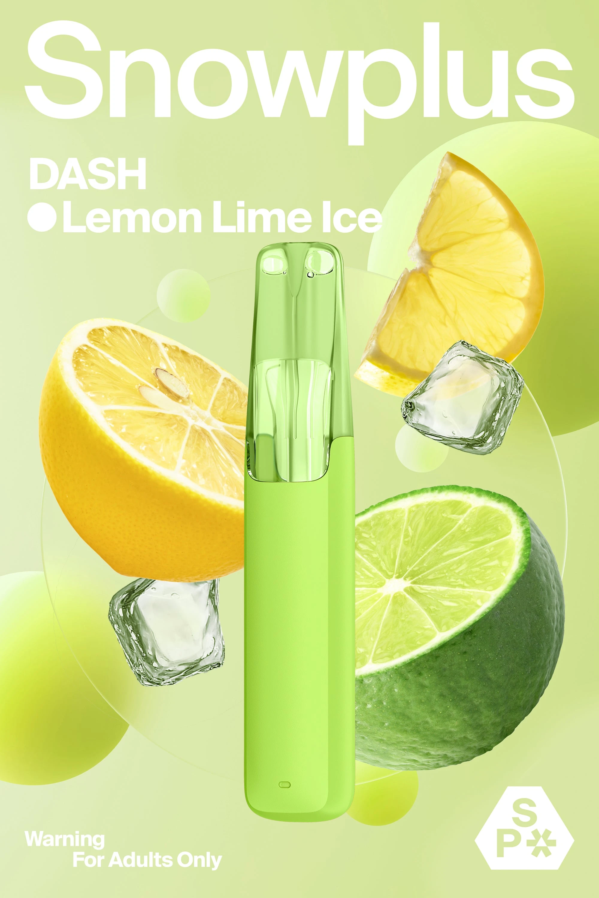 Snowplus Dash All-in-one Lemon Lime Ice Flavor Disposable Device 4000puffs - Six Pandas